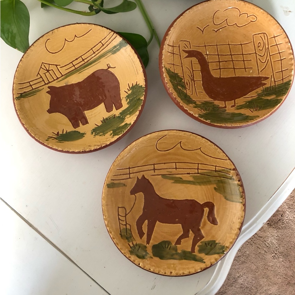 Vintage Lapp Reindeer Wall Hanging Pottery 3